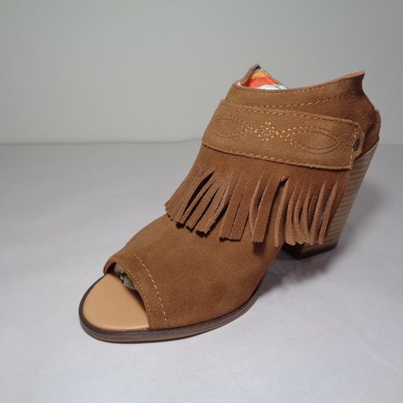 Dingo Size 7.5 M SHAKER Whiskey Suede New Bootie - Picture 6 of 13